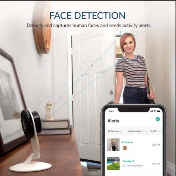 KAMI BY YI SECURITY HOME IP CAMERA, 1080P WIFI WIRELESS INDOOR SURVEILLANCE - Picture 8 of 16